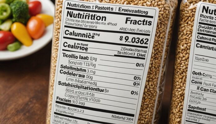 updated nutrition labeling standards
